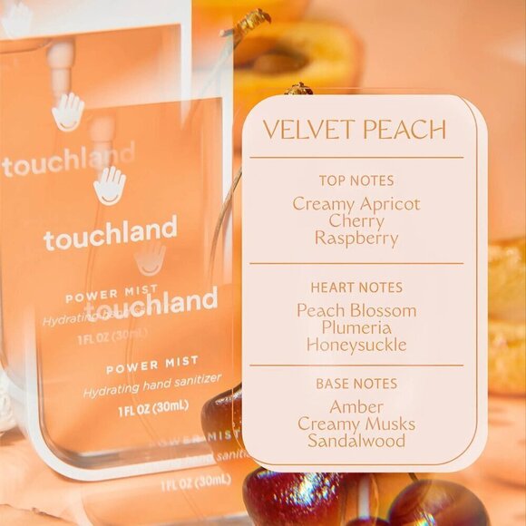Velvet Peach Power Mist Hydrating Hand Sanitizer - Picture 3 of 8